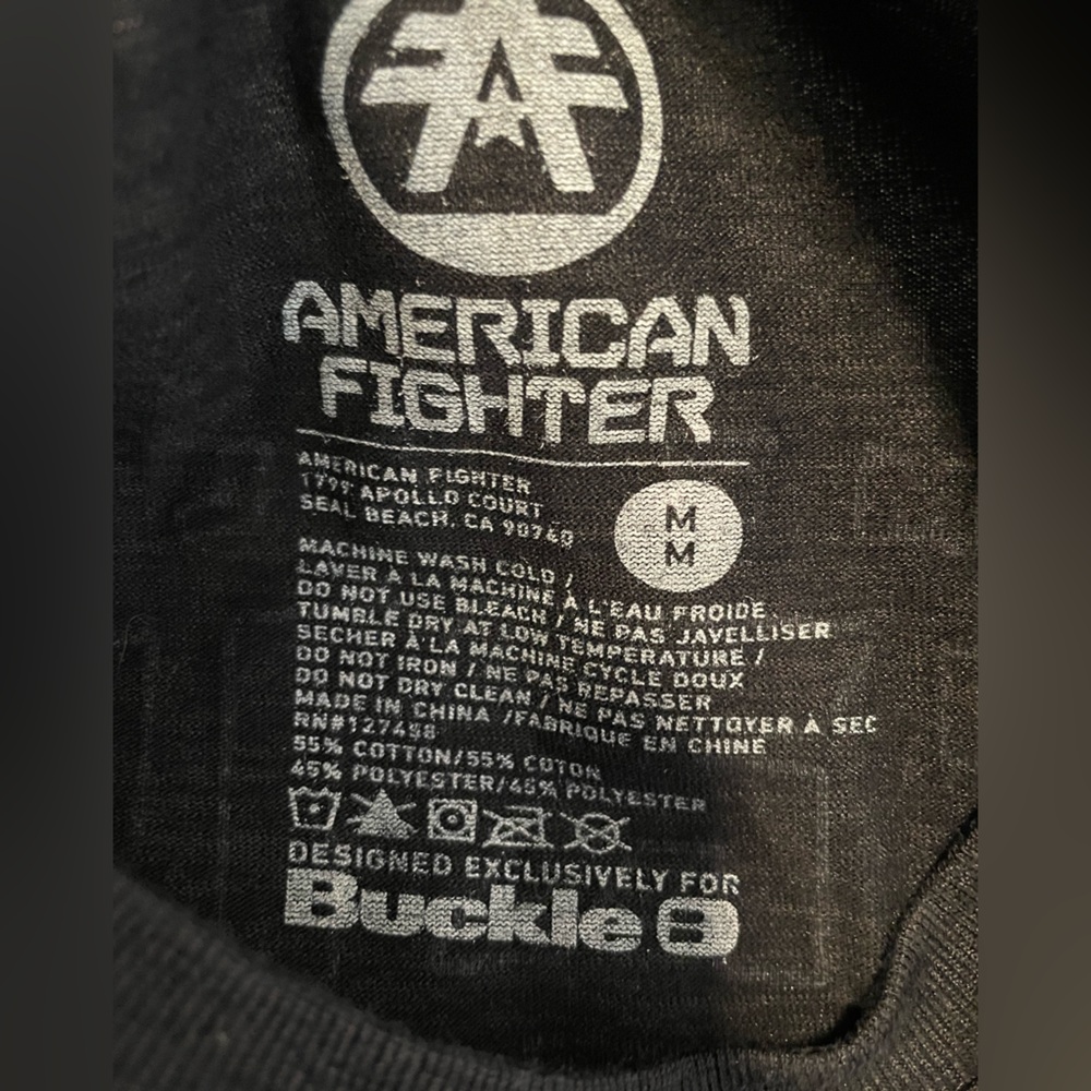 American Fighter Del Rio Dacoma T-shirt Graphic Tee The Buckle Size Medium - Picture 2 of 7